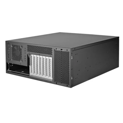 Abbildung von SilverStone Technology RM46 502 I, Untereinander austauschbares 4HE Einschubgehäuse mit vorderseitig zugänglichen Erweiterungssteckplätzen, SST I