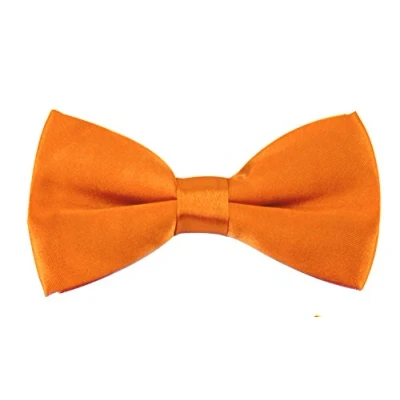 Abbildung von axy Kinderfliege, Jungen Fliege, bereits gebunden, Konfirmation verstellbar KFLI1 (Orange)