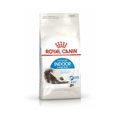 Abbildung von Royal Canin Indoor Long Hair 400 g Trockenfutter Für ausgewachsene Langhaarkatzen Katzen, die im Haus Leben Vom 1. bis zum 7. Lebensjahr geeignet