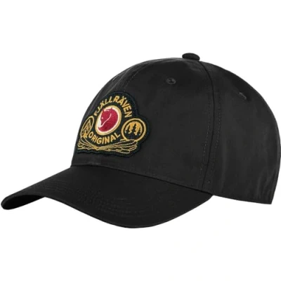 Abbildung von Fjallraven 86979 550 Classic Badge Cap/Classic Cap Hat Unisex Black Größe S/M