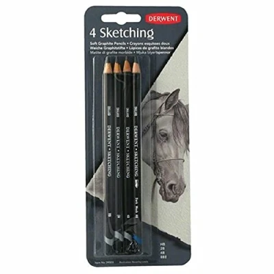 Abbildung von Derwent 39003 Zeichnen Stift, 4 Stück