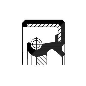 Abbildung von CORTECO 49416154 Kurbelwellendichtring getriebeseitig FPM (Fluor Kautschuk) LEXUS: IS 2, TOYOTA: RAV4 III SUV, Auris Schrägheck