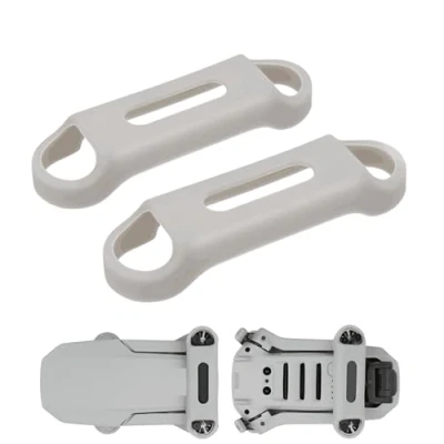 Abbildung von Drohnen Propeller Halterung, 1 Set, kompatibel mit DJI Mini 2, 2 SE, Mavic Mini, Grau, aus Silikon, Rotorblätter Schutz Drohne, Propellerhalter Transport, Drone Prop Holder