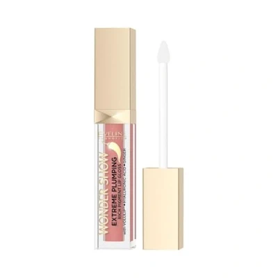 Abbildung von Eveline Cosmetics Wonder Show Volumizing Lip Gloss Farbton 02 Dream Nude mit Volulip und Chili Extrakt