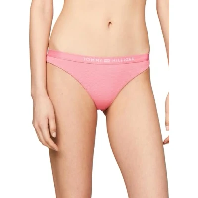 Abbildung von Tommy Hilfiger Tonal LOGO Bikinihose, Damen, Größe: XS, Botanical pink