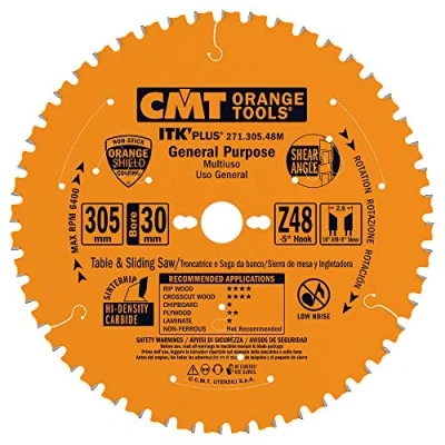 Abbildung von CMT ORANGE TOOLS 271.305.48M ITK PLUS KREISSÄGEBLATT HM 305X2.6/1.8X30 Z48