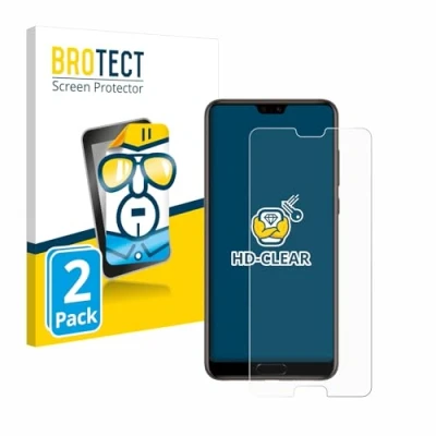 Abbildung von BROTECT (2 Stück Schutzfolie für Huawei P20 Displayschutz Folie Ultra Klar