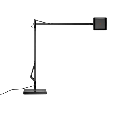 Abbildung von FLOS Kelvin Edge schwarze LED Schreibtischlampe