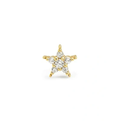 Abbildung von Singularu Starlight Einzelner Ohrring goldcoloured, Damen, Größe: One Size, Gold coloured