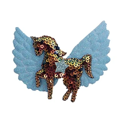 Abbildung von QHP Manenclipjes Unicorn bow