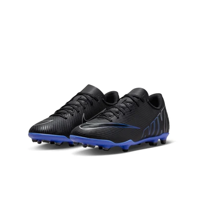 Abbildung von Nike Performance Mercurial Vapor 15 CLUB FG/MG Fußballschuh Nocken für Kinder, Größe: 36, Black/chrome/hyper royal Schuhe