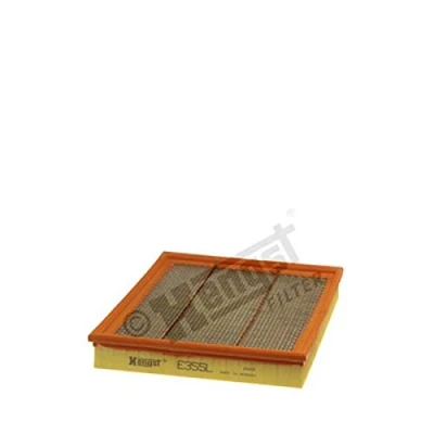 Abbildung von HENGST FILTER E355L Luftfilter 42 262 316 Filtereinsatz RENAULT: MASTER 2 Kasten, Bus, Pritsche/Fahrgestell
