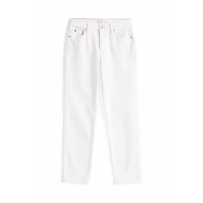 Abbildung von Tommy Hilfiger Jeans Straight Leg, Damen, Größe: 29x32, Th optic white