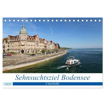 Abbildung von Sehnsuchtsziel Bodensee (Tischkalender 2025 DIN A5 quer), CALVENDO Monatskalender