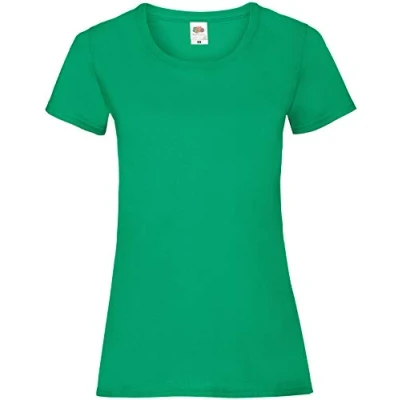 Abbildung von Fruit of the Loom Damen T Shirt Ss079m, Grün (Kelly Green), XX Large