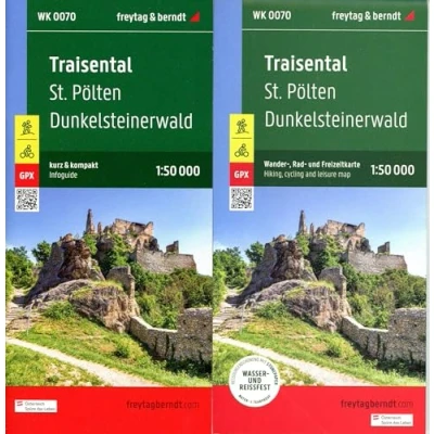 Abbildung von Traisental, Wander , Rad und Freizeitkarte 1:50.000, freytag &amp; berndt, WK 0070: St. Pölten Dunkelsteinerwald, mit Infoguide, GPX Tracks, wasserfest ... (freytag berndt Freizeitkarten)
