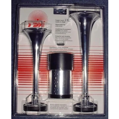Abbildung von Fanfare Zweiklang Kompressor chrom 6 Volt
