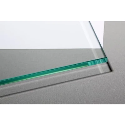 Abbildung von ESG Tischplatte nach Maß Individuell Anpassbare Glasplatte klar 8 mm Tischplatte, Küche Sicherheitsglas für Tischplatten, Möbelauflagen Made in Germany