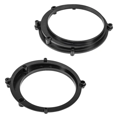 Abbildung von tomzz Audio 2803 009 Lautsprecherringe Adapter Halterungen kompatibel mit Audi A4 B5 Avant Fronttür für 130mm DIN Lautsprecher