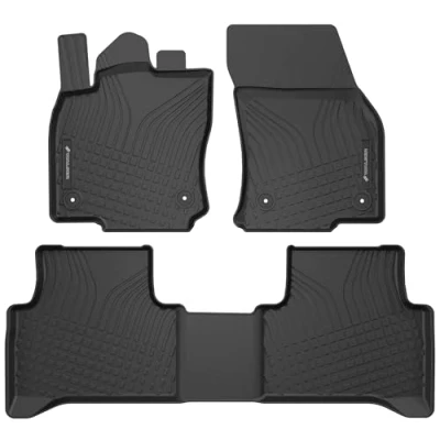 Abbildung von WALSER Premium Fussmatten Auto kompatibel mit VW Touran (5T1) 05/2015 Heute, 100% passgenaue Gummimatten Made in EU, robuste Fußmatten Auto, Fußmatten, Fußmatte