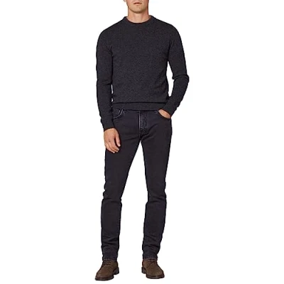 Abbildung von Hackett London Herren gewaschenes Denim Jeans, Black (schwarz), 32W x 34L
