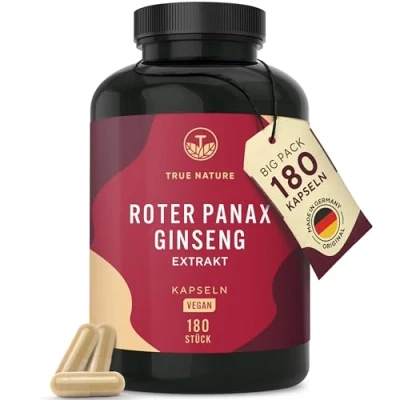 Abbildung von Roter Panax Ginseng Extrakt Kapseln