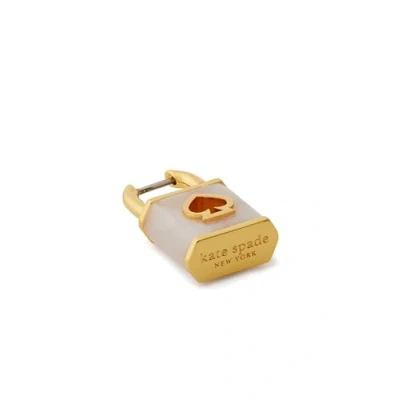 Abbildung von kate spade new york Huggies Ohrringe, Damen, Größe: One Size, White gold