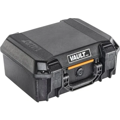 Abbildung von PELI Vault V200C Schutzkoffer; Überlegener Schutz für wertvolle Ausrüstung; Wetterfest &amp; staubdicht; Innenvolumen: 13 Liter; Farbe: Schwarz