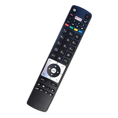 Abbildung von Ersatz Fernbedienung für Telefunken TV RC5118 (Netflix UND YouTube Taste)