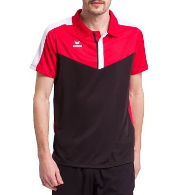 Abbildung von Erima Poloshirt, Herren, Größe: XXL, Rotschwarzweiss