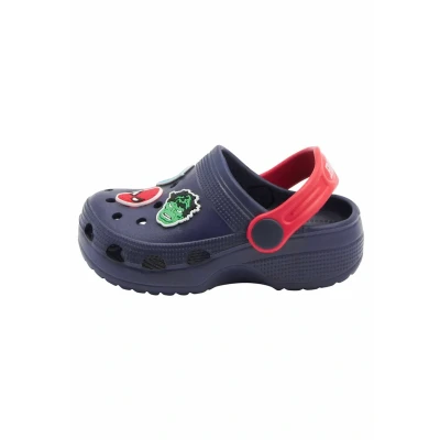 Abbildung von Next Clogs Pantolette flach für Kinder, Größe: 30.5, Navy marvel Schuhe