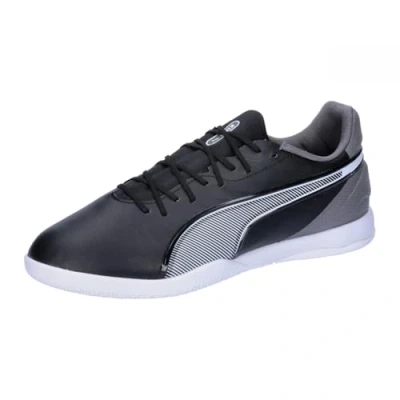 Abbildung von Puma KING Match IT Fußballschuh Halle, Herren, Größe: 43, Black/white/cool dark gray Schuhe