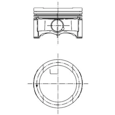 Abbildung von KOLBENSCHMIDT 99792620 Kolben 81,51 VOLKSWAGEN: Golf 6, Touran I, 5 Schrägheck, AUDI: A4 B5 Avant, B7 A3 SEAT: Exeo ST