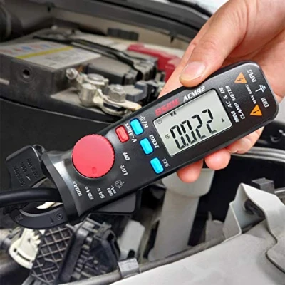 Abbildung von BSIDE DC Clamp Meter 6000 Counts Digital Multimeter Strom Durchgang Ohm Hz Live Check V Alert Spannungsprüfer mit Back Clip