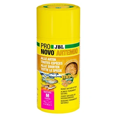 Abbildung von JBL PRONOVO ARTEMIO, Artemia Leckerbissen für alle Zierfische von 8 20 cm, Größe M, 100 ml