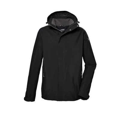 Abbildung von killtec Herren Funktionsjacke/Outdoorjacke mit abzippbarer Kapuze KOS 87 MN JCKT_XENIOS, schwarz, L, 43281 000