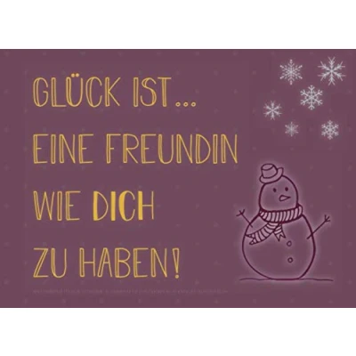 Abbildung von Adventskalender für die beste Freundin, Gutscheinbuch mit 24 Gutscheinen als Geschenk zum Selbstausfüllen, Glück ist… eine Freundin wie dich zu haben: ... Geschenkidee jede Advent