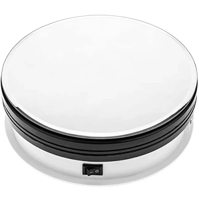 Abbildung von PrimeMatik Elektrisch rotierende drehteller 15cm mit Spiegel