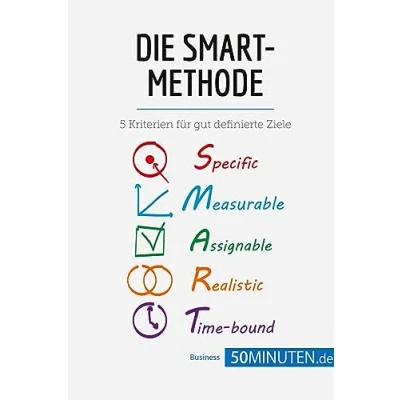 Abbildung von Die SMART Methode: 5 Kriterien für gut definierte Ziele (Management und Marketing)
