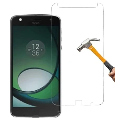 Abbildung von ino Schutzglas kompatibel mit Motorola Moto Z Play Panzerglas Panzerfolie Displayschutzglas Schutz Glasfolie Displayglas 9H