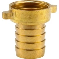 Abbildung von Messing Schlauchverschraubung 33,3mm (G 1&quot;), Schlauchstück