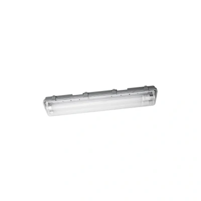 Abbildung von OSRAM Submarine LED Feuchtraumleuchte, 2x7W, neutralweiß 4000K, 1300lm, IP65, staub und spritzwassergeschützt, für Keller Garagen
