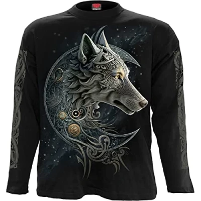 Abbildung von Spiral Herren M301 Mens Long Sleeves T Shirt, Black,