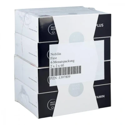 Abbildung von Nobilin First Kombipackung Kapseln 2X2X60 St