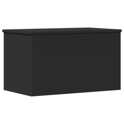 Abbildung von vidaXL Aufbewahrungsbox Truhe Schwarz 60x35x35 cm Holzwerkstoff (1 St)