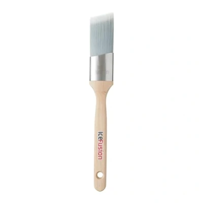 Abbildung von ProDec Advance Ice Fusion Angle Oval Trade Synthetischer Pinsel zum Malen mit Dispersions , Glanz Satinfarben, ideal für Sockelleisten, Architraven und andere geformte Oberflächen, 38 mm, 3,8 cm