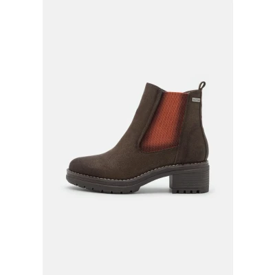 Abbildung von Jana Plateaustiefelette, Damen, Größe: 39, Mocca Schuhe