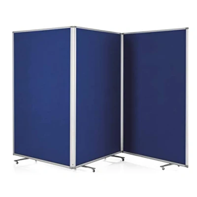 Abbildung von magnetoplan Präsentationswand faltbar und mobil HxBxT 1800 x 3610 370 mm