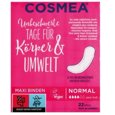 Abbildung von Cosmea Maxi Binden Normal ohne Duft