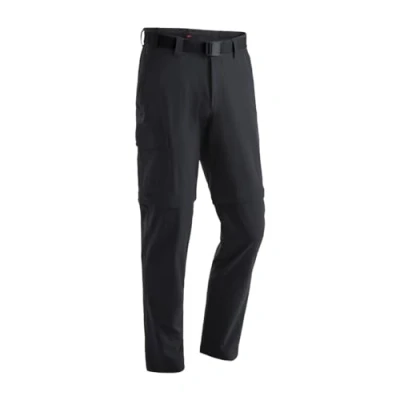 Abbildung von Maier Sports Torid Slim Zip, Herren Wanderhose, Wasserabweisende Outdoorhose für Trekking und Hiking, Enganliegend, Zipp off Funktion, PFC frei, mSTRETCH pro 4 &amp; Dryprotec, Schwarz, 58 (W42/L33)